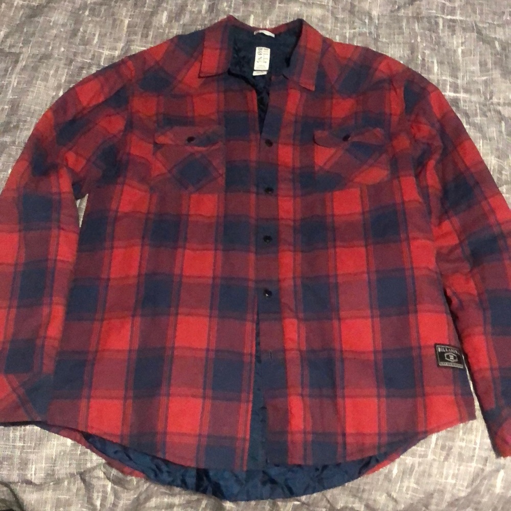 Billabong plaid jacket